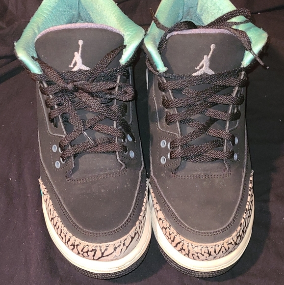 Jordan Retro 3 Bleached Turquoise Mint - Picture 3 of 4